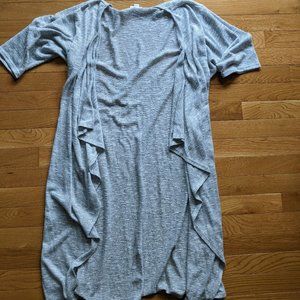 LuLaRoe Women's Grey Shirly Cardigan Size Small